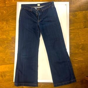 Dark Blue wide legged jeans size 27